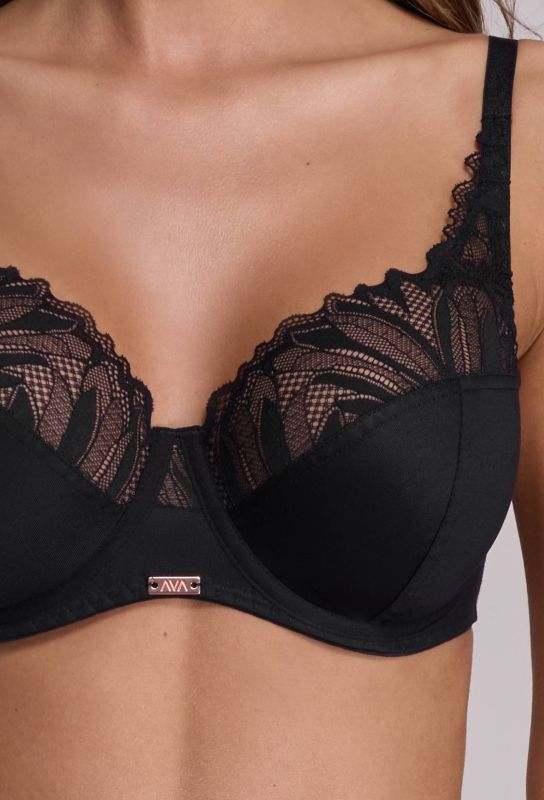 Бюстгальтер м'який AVA BLACK MAXI 2106