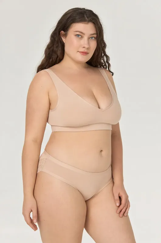 Труси жіночі бікіні Elva 300 Ellen: молочний, чорний, беж